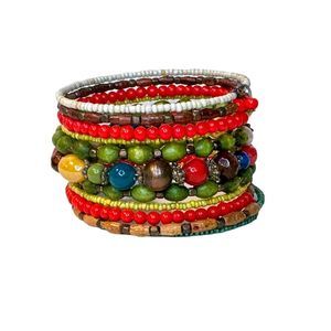 Slinky Beaded Bracelet